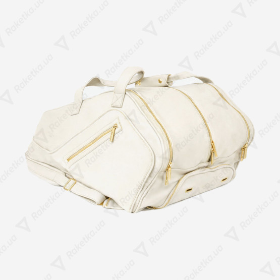 Cork Padel Leather Thermobag White