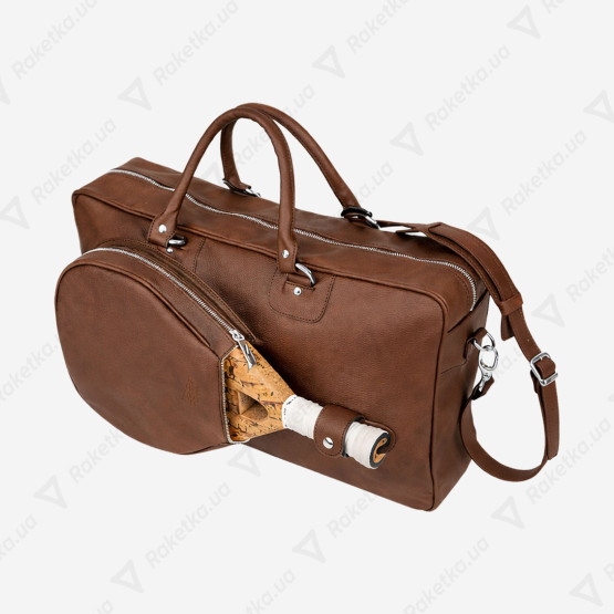 Cork Padel Vintage leather Bag Brown