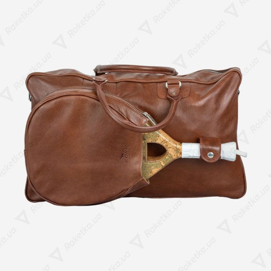 Cork Padel Vintage leather Bag Brown