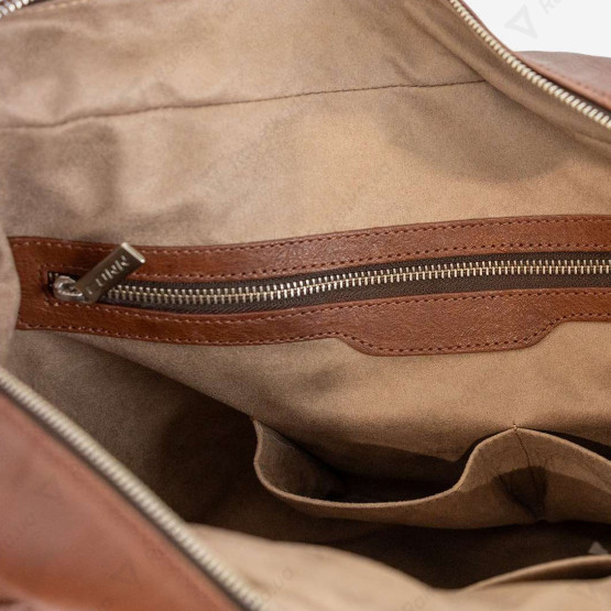 Cork Padel Vintage leather Bag Brown