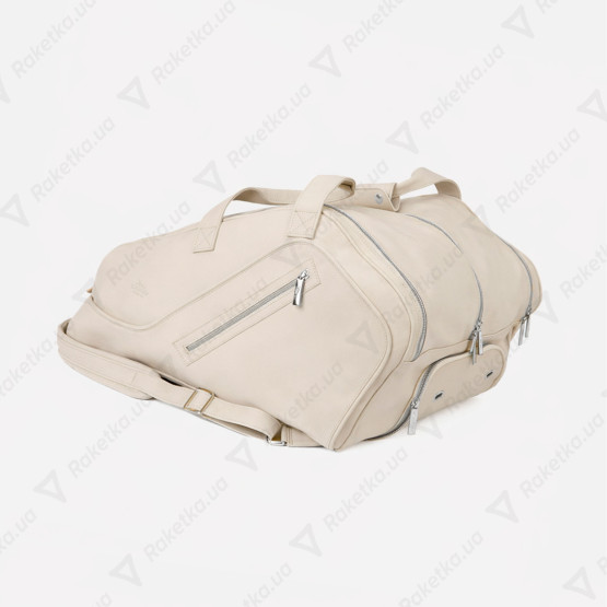 Cork Padel Leather Thermobag White/Silver