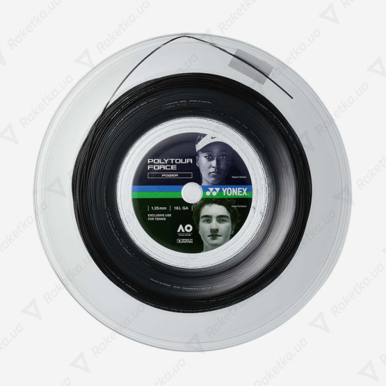 Yonex Poly Tour Force Black (200m)
