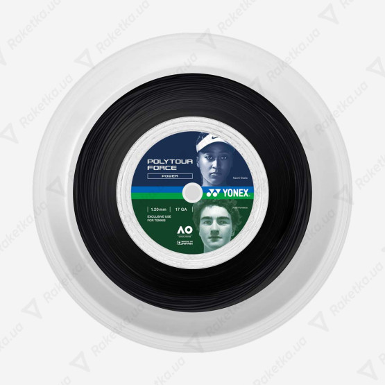 Yonex Poly Tour Force Black (200m)