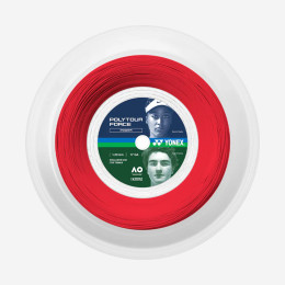 Теннисные струны Yonex Poly Tour Force Bright Red (200m)