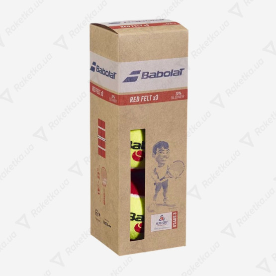 Babolat Red Felt 3ball 501108/113