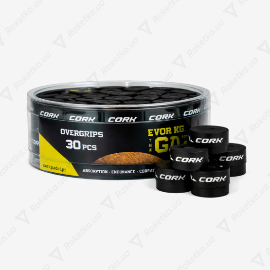 Cork Padel Overgips Box 30pcs Black