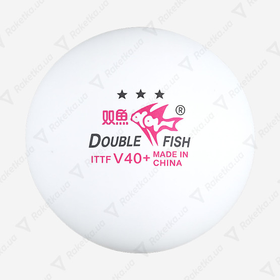 Double Fish V40+ 3*** ITTF WTT 1pcs (поштучно)
