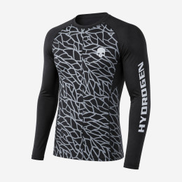 Теннисная футболка с длинным рукавом Hydrogen Crash Second Skin Tee LS R00218-B82