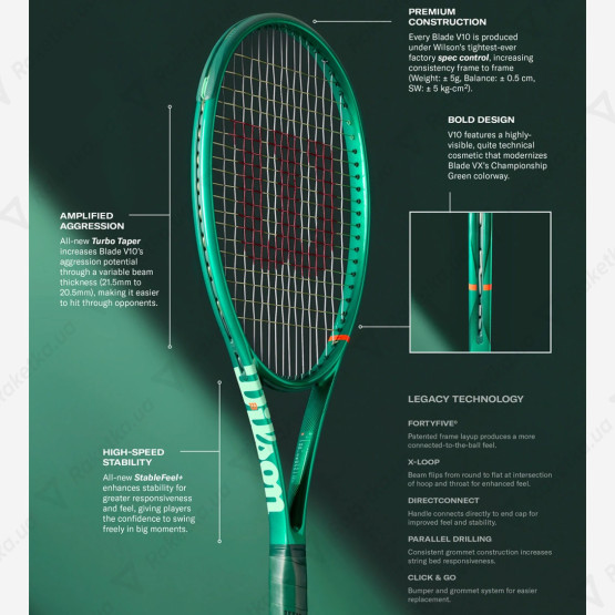 Wilson Blade 98 16x19 V10 WR207811