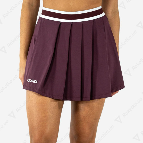 Quad Charm Skirt Burgundy