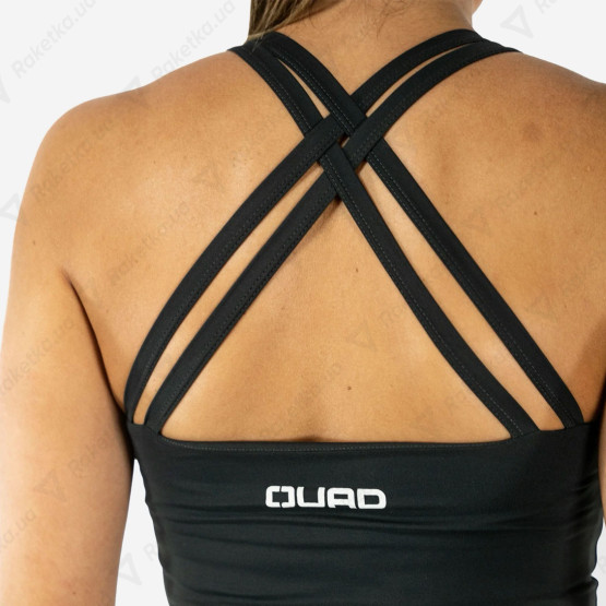 Quad Tank Top Double Stripes Grey