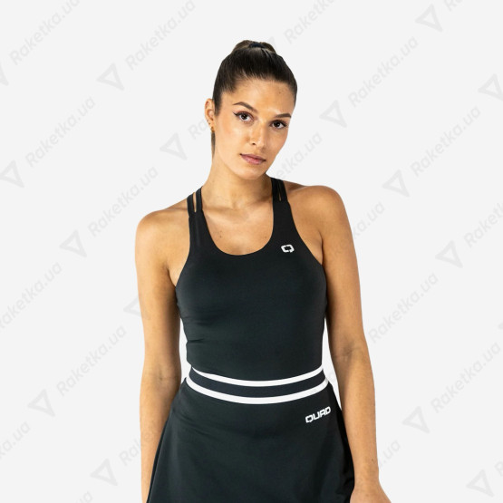 Quad Tank Top Double Stripes Grey