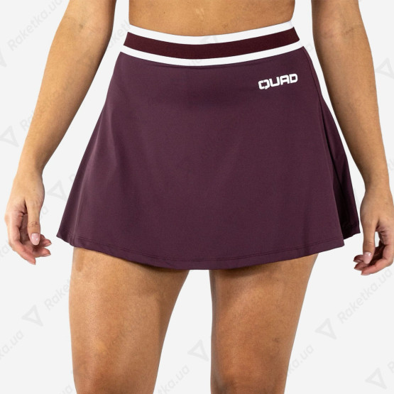 Quad Women Slick Skirt Burgundy