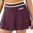 Quad Women Slick Skirt Burgundy