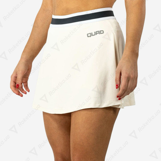 Quad Women Slick Skirt Off-White