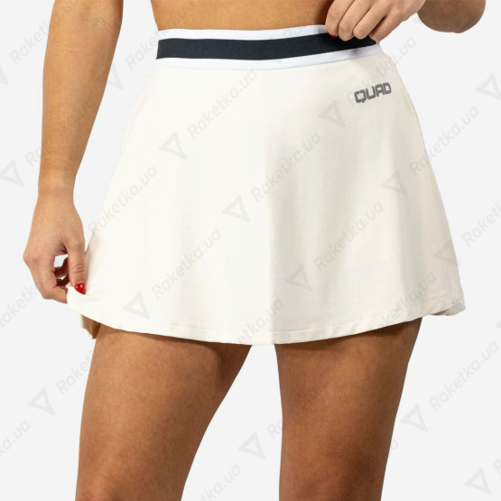 Quad Women Slick Skirt Off-White