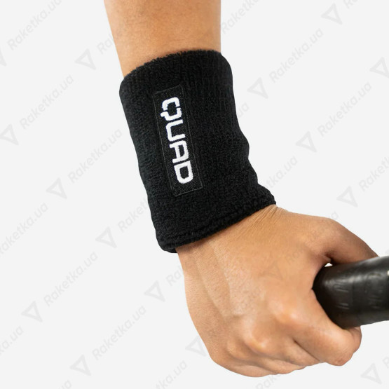 Quad Padel Wristband Black