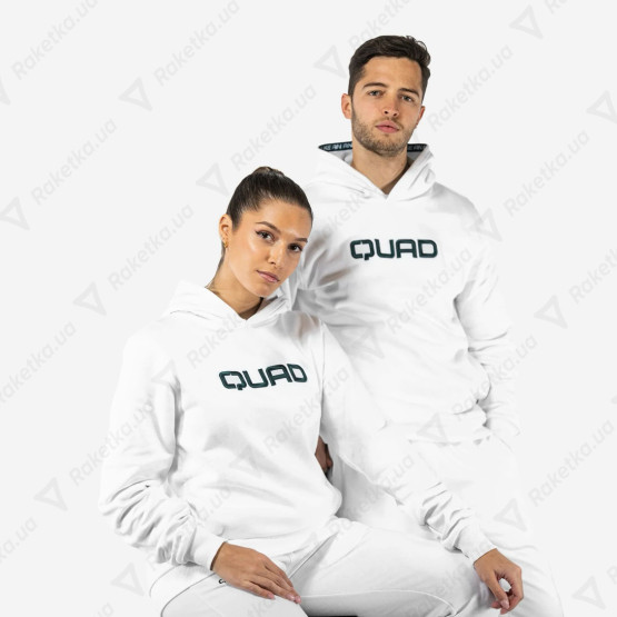 Quad Signature Hoodie White