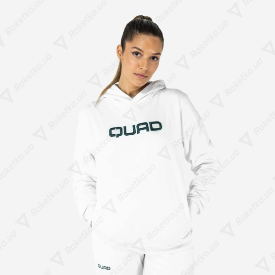 Quad Signature Hoodie White