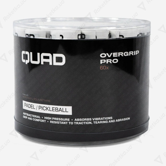 Quad Padel Pro Overgrip 60pcs White