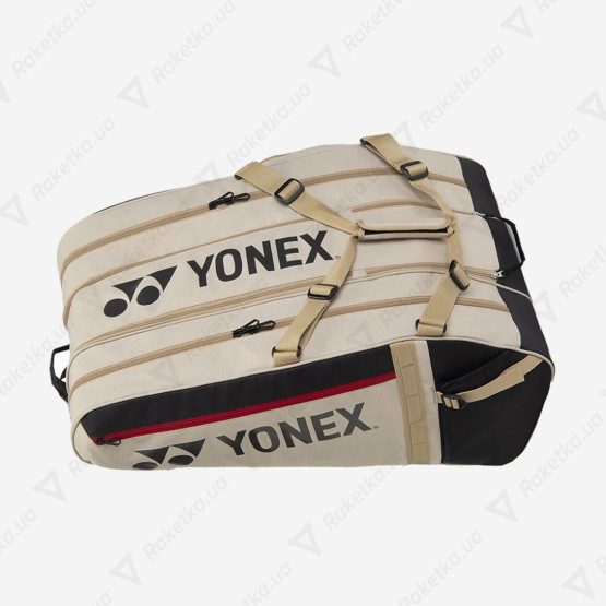 Yonex BAG726212 Gearlogic Racket Bag (12 pcs) Beige