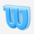 Wilson Logo Light Blue Vibration Dampener