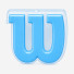 Wilson Logo Light Blue Vibration Dampener