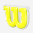 Wilson Logo Neon Yellow Vibration Dampener
