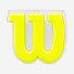 Wilson Logo Neon Yellow Vibration Dampener