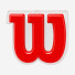 Wilson Logo Red Vibration Dampener