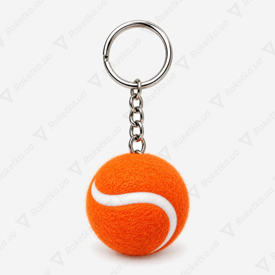 Tennis ball Orange Keychain