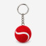 Tennis ball Red Keychain