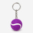 Tennis ball Violet Keychain