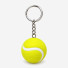 Tennis ball Yellow Keychain