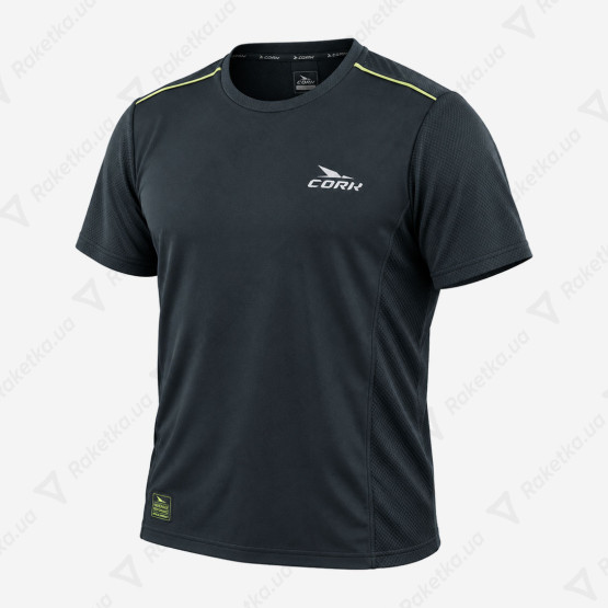 Cork Padel T-shirt Black
