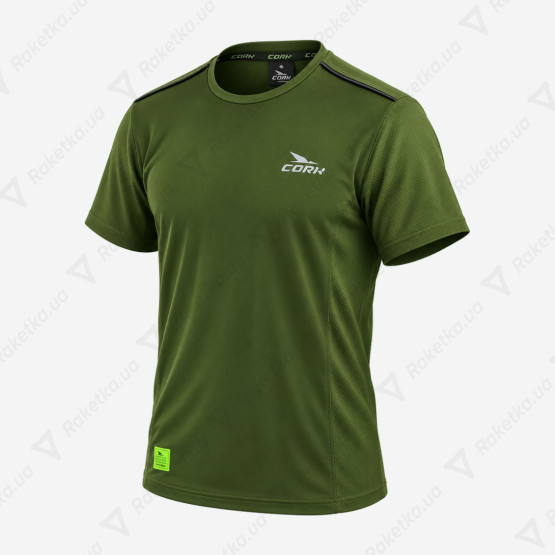 Cork Padel T-shirt Green