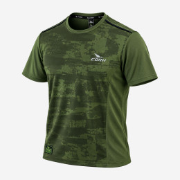 Футболка для паделу Cork Padel T-shirt Print Green