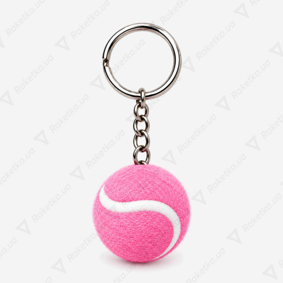 Tennis ball Pink Keychain