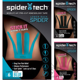 Лента кинезиологическая SpiderTech Low Back Spider