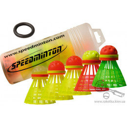 Воланы Speedminton Speeder Mixpack 5 pcs
